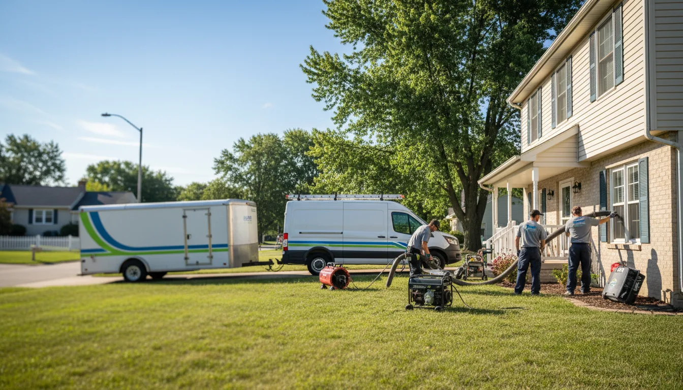 Flooded Basement Restoration And Cleanup With Repair in Tolley, ND near me